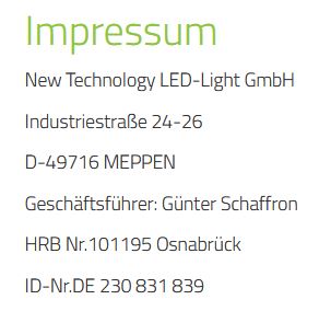 Impressum led-preisliste-wiederverkaeufer.de.ntligm.de